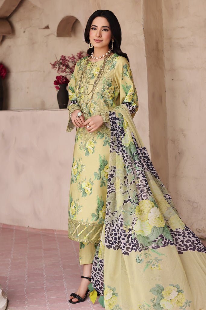 Charizma 3 Piece Embroidered Lawn Suit (CCS4-15)