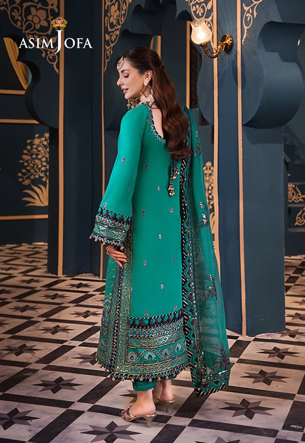 ASIM JOFA 3 PIECE EMBROIDERED LAWN SUIT (AJFI-20) gulbuy.com