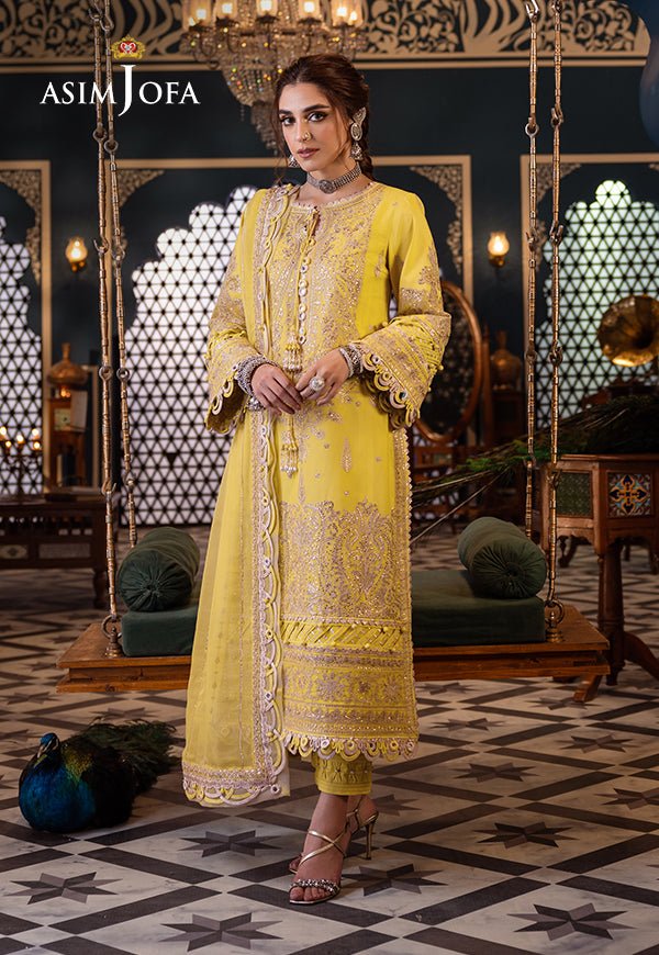 ASIM JOFA 3 PIECE EMBROIDERED LAWN SUIT (AJFI-29)