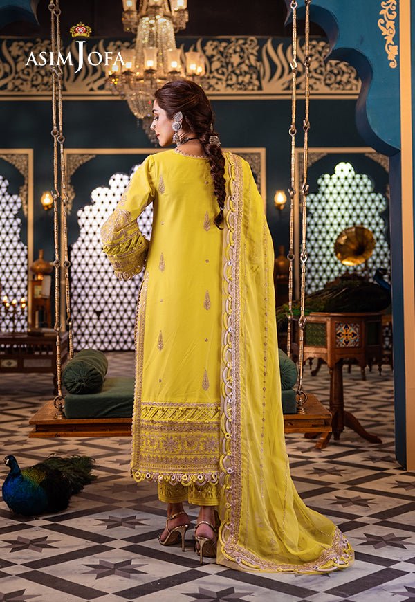 ASIM JOFA 3 PIECE EMBROIDERED LAWN SUIT (AJFI-29) gulbuy.com