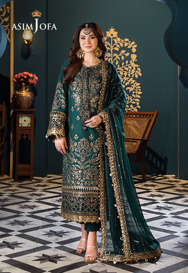 ASIM JOFA 3 PIECE EMBROIDERED LAWN SUIT (AJFI-30)