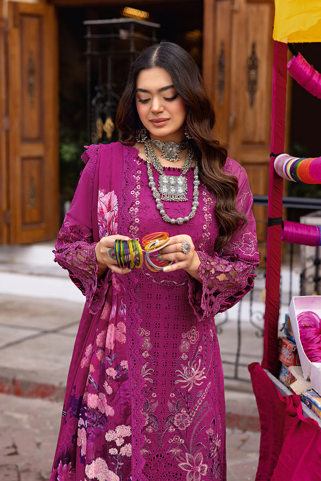 Ramsha 3Pc Embroidered Lawn Suit Z-1106 gulbuy.com