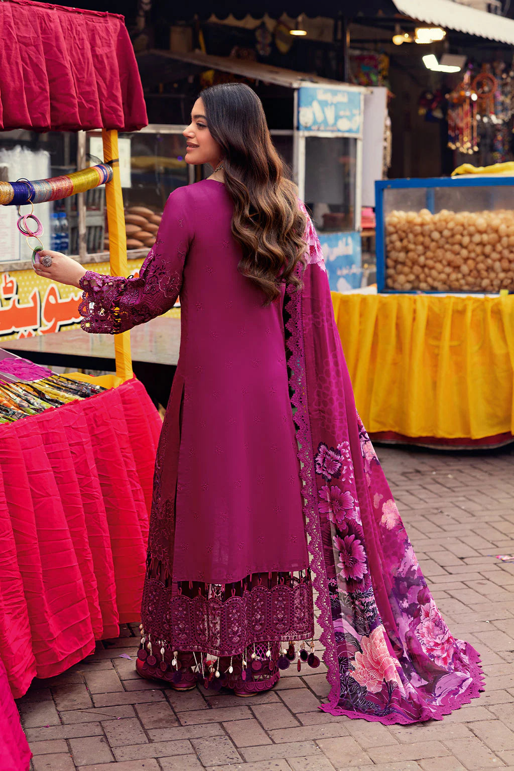 Ramsha 3Pc Embroidered Lawn Suit Z-1106 gulbuy.com
