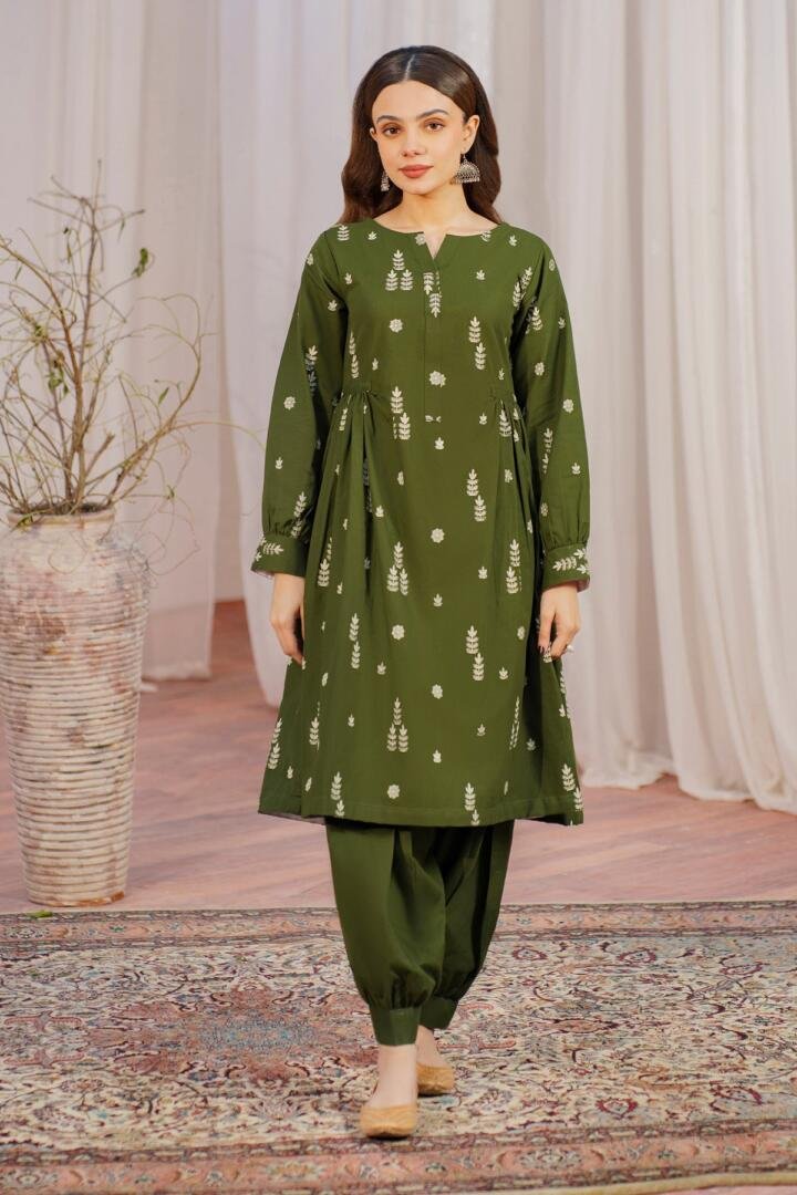 MANNAT 2PC PRINTED KHADDAR SUIT (LIANA)