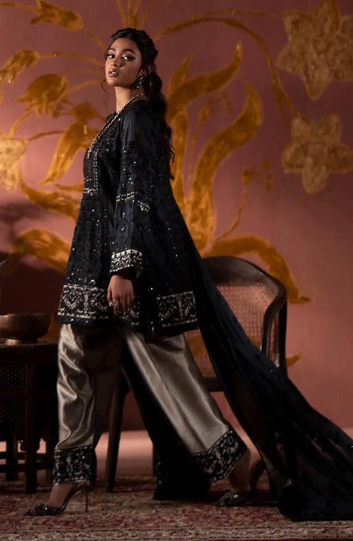 MARYUM &amp; MARIA 3PC EMBROIDERED SUIT (AYLA-MW24-611) gulbuy.com