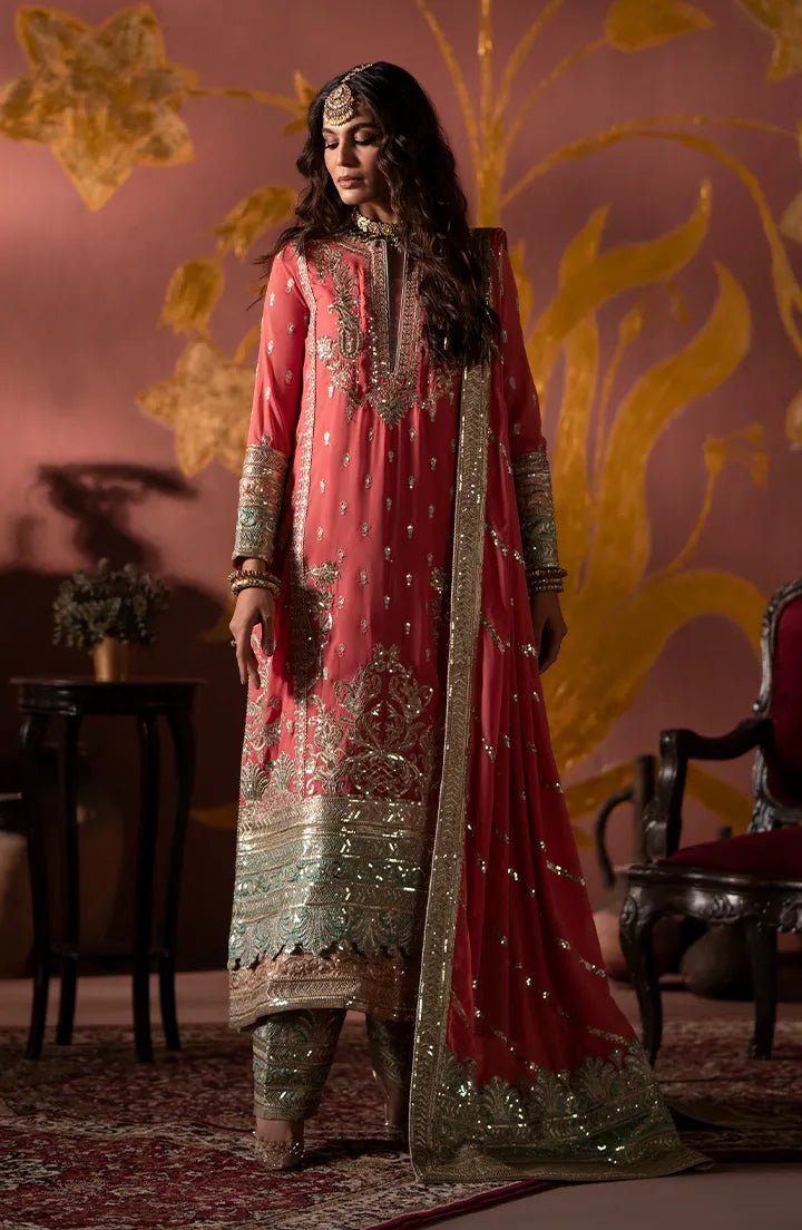 MARYUM &amp; MARIA 3PC EMBROIDERED SUIT (MASHA-MW24-619)