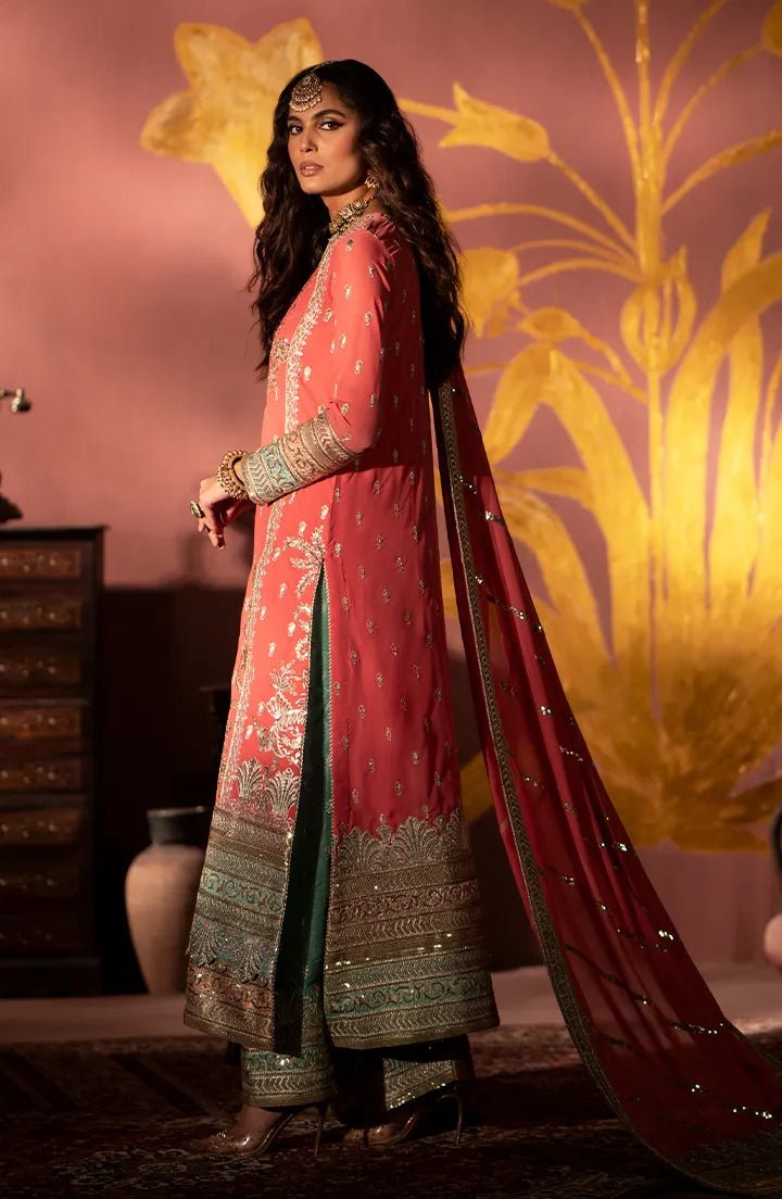 MARYUM &amp; MARIA 3PC EMBROIDERED SUIT (MASHA-MW24-619) gulbuy.com
