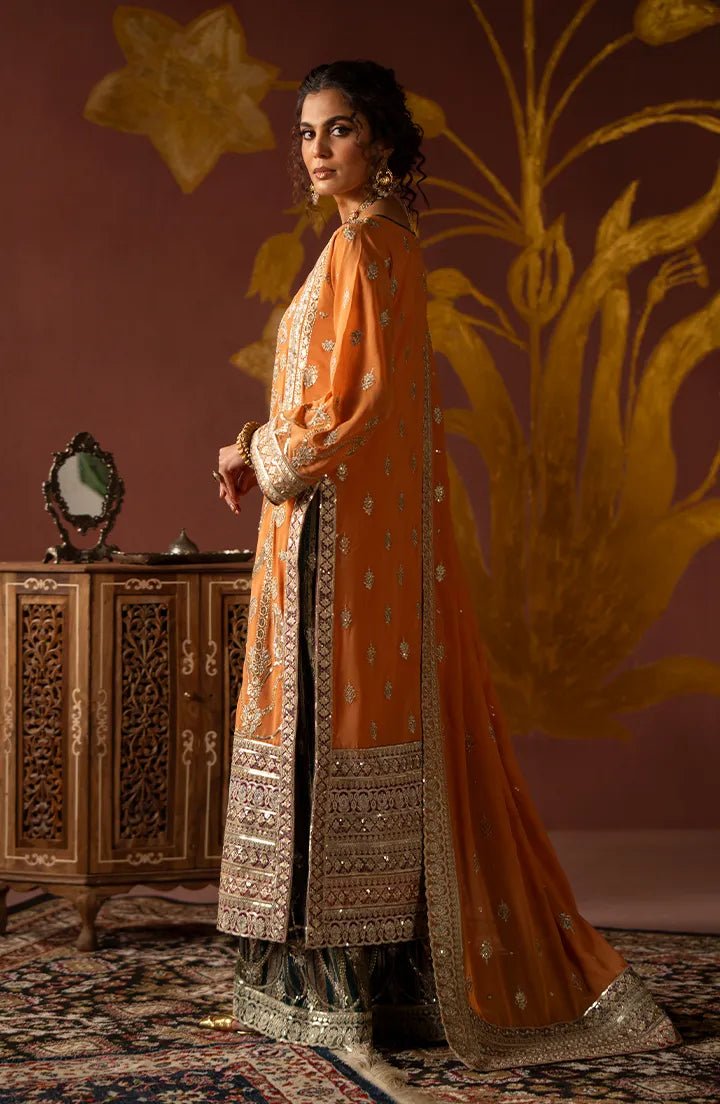 MARYUM &amp; MARIA 3PC EMBROIDERED SUIT (ZYVA-MW24-612) gulbuy.com