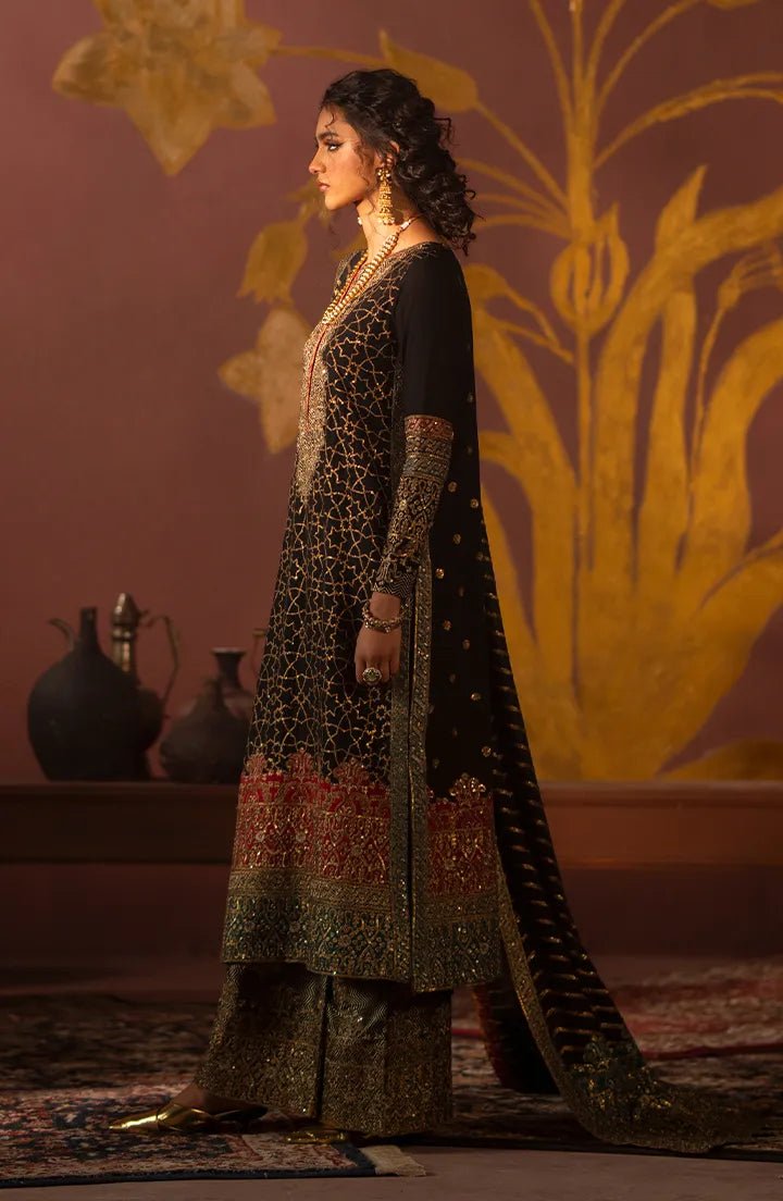 MARYUM &amp; MARIA 3PC EMBROIDERED SUIT (AYRIN-MW24-618) gulbuy.com