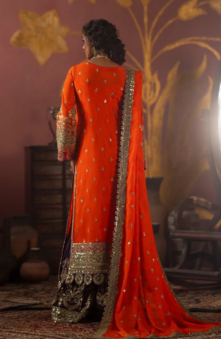 MARYUM &amp; MARIA 3PC EMBROIDERED SUIT (IZORA-MW24-620) gulbuy.com