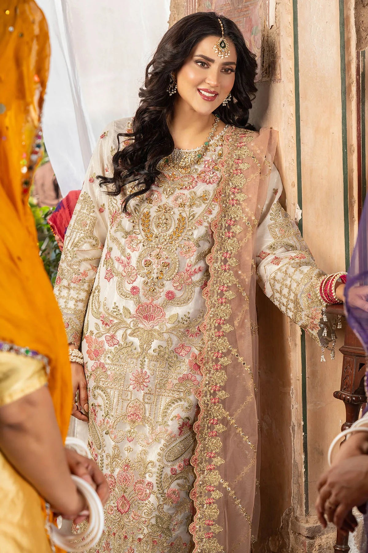 Imrozia 3Pc Embroidered Organza Suit IP-153 HIKAYAT gulbuy.com