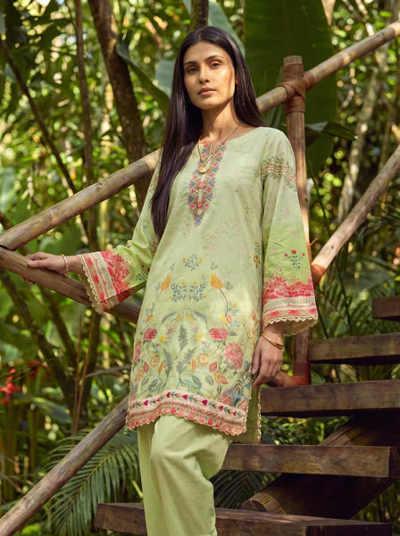 Dhanak 2Pc Printed Lawn Suit SS26DC-2606 NEON GREEN
