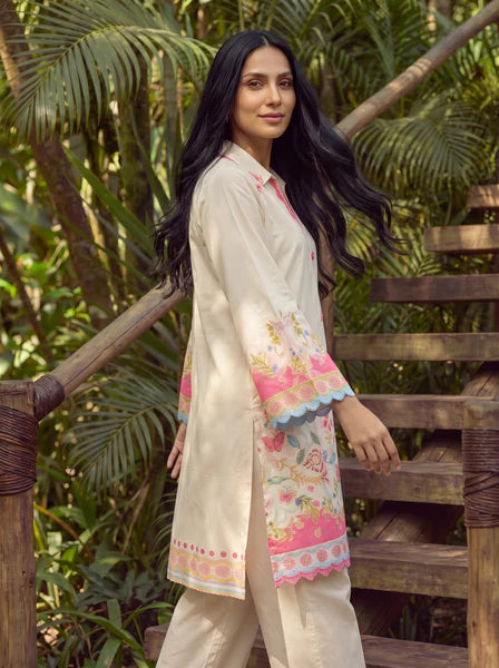 Dhanak 2Pc Printed Lawn Suit SS26DC-2601 OFF WHITE