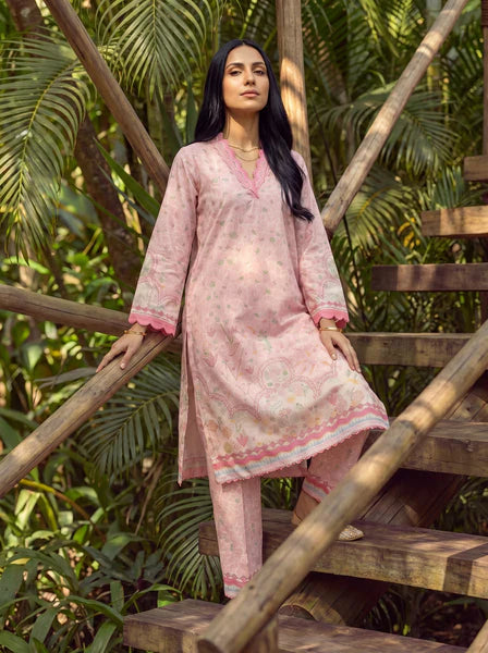 Dhanak 2Pc Printed Lawn Suit SS26DC-2603 PINK