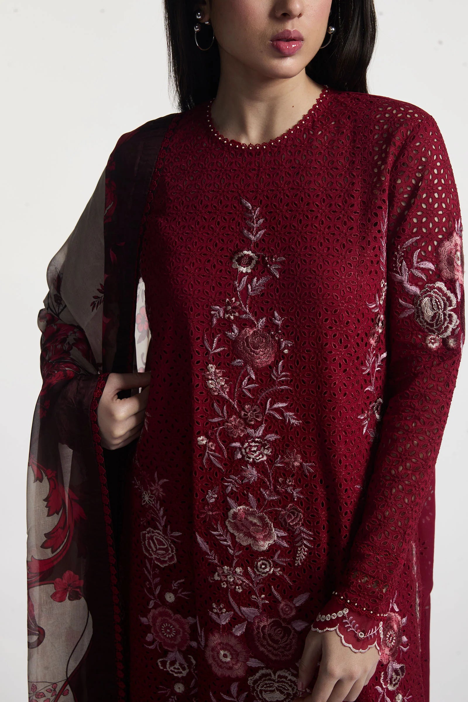 Zara Shahjahan 3Pc Embroidered Lawn Suit Asa-5B gulbuy.com