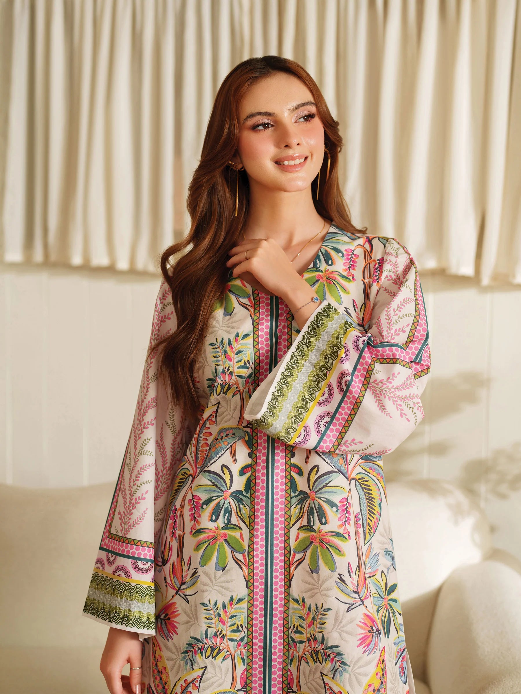 Garnet 2Pc Printed Lawn Suit Ballet gulbuy.com