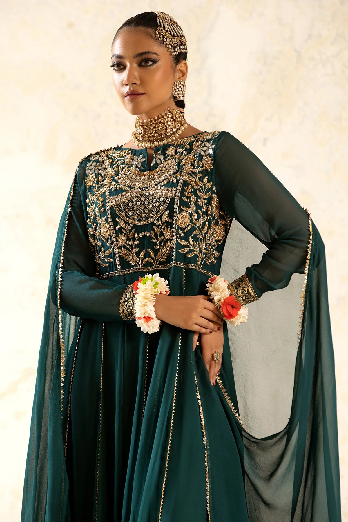 Charizma 3Pc Embroidered Chiffon Suit CMA-4-035 gulbuy.com