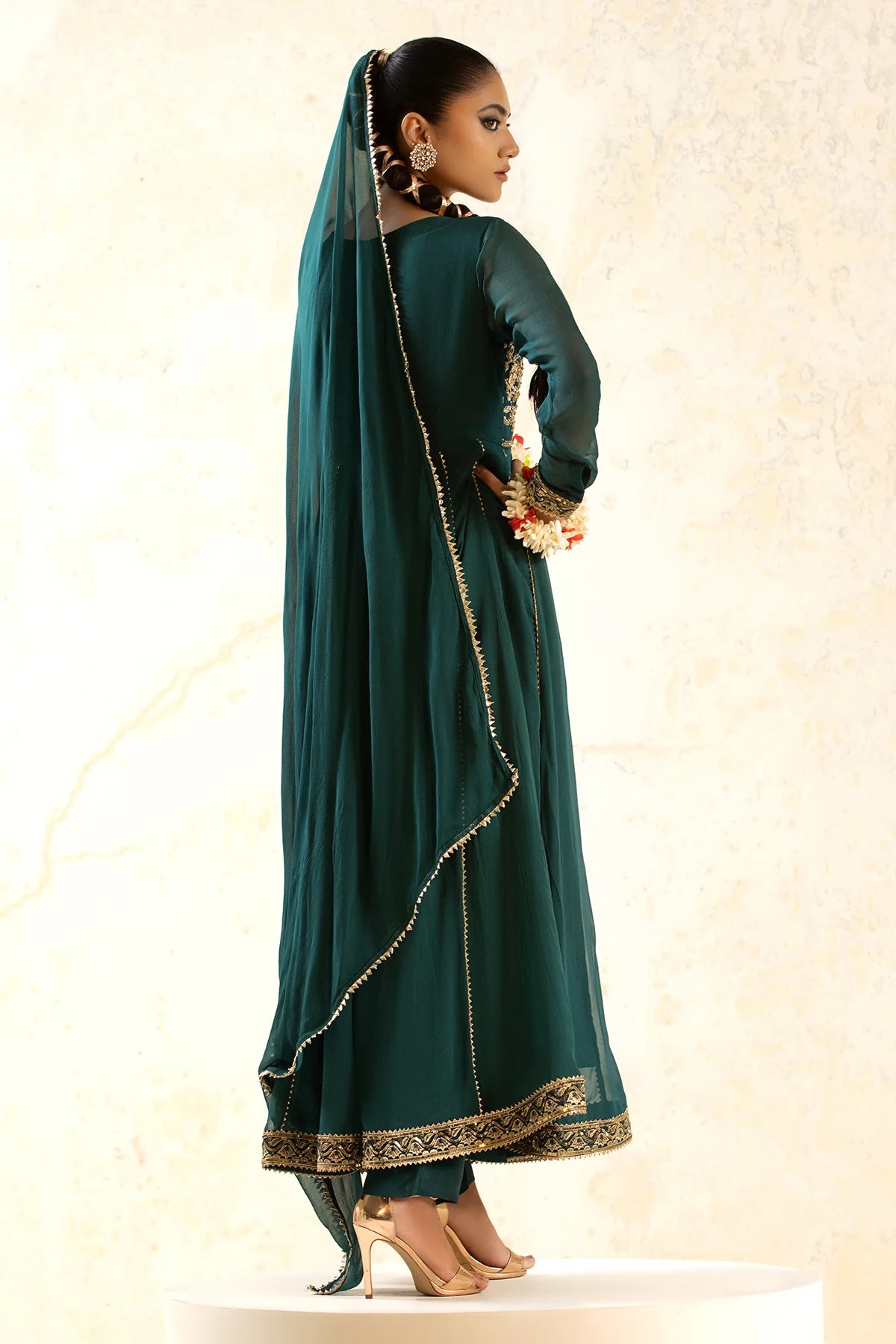 Charizma 3Pc Embroidered Chiffon Suit CMA-4-035 gulbuy.com