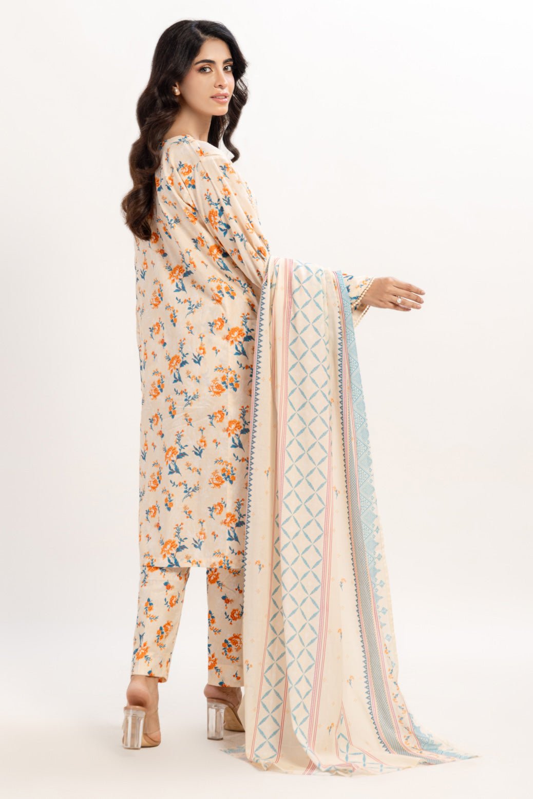 BONANZA SATRANGI 3PC PRINTED CAMBRIC SUIT (BPS1243P03) gulbuy.com