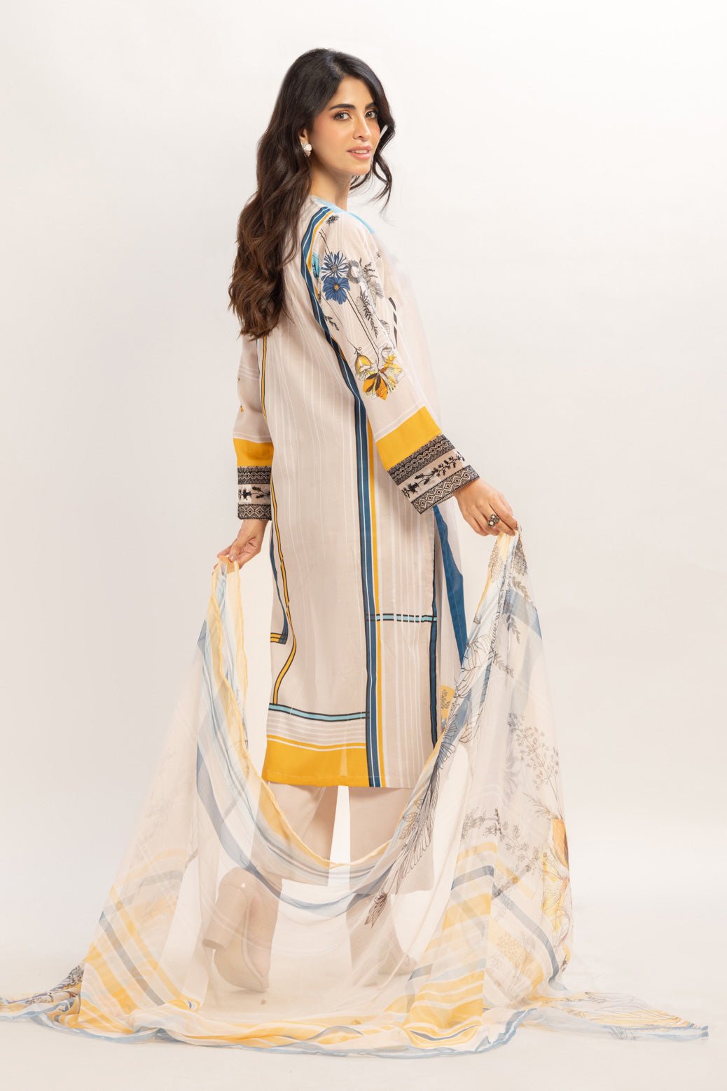 BONANZA SATRANGI 3PC PRINTED CAMBRIC SUIT (BPS2243P07) gulbuy.com