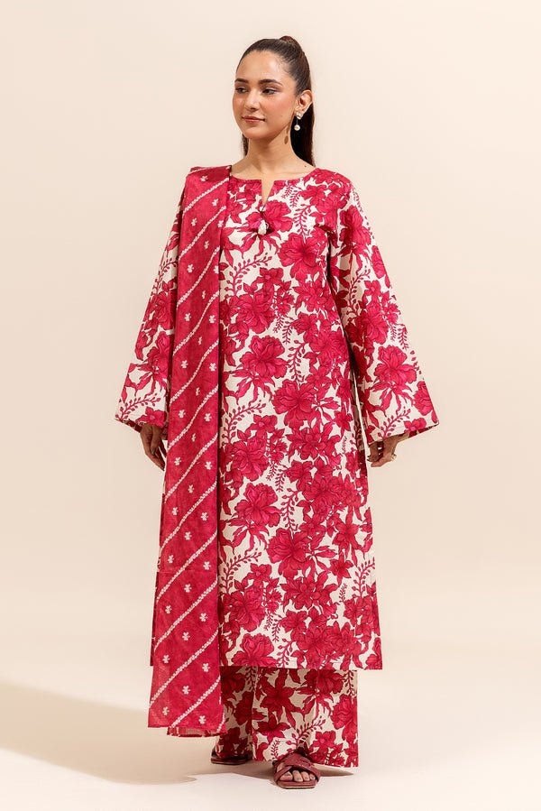 Beechtree 3Pc Printed Lawn Suit (BT12405UN004353-MULTI)
