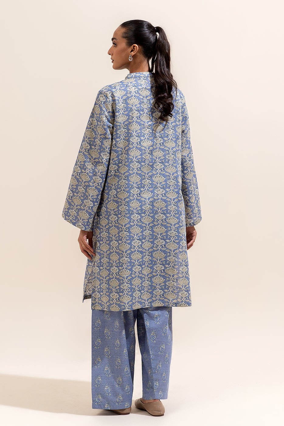 Beechtree 2Pc Printed Khaddar Suit YONDER VERVE-BT22401UN004008 gulbuy.com
