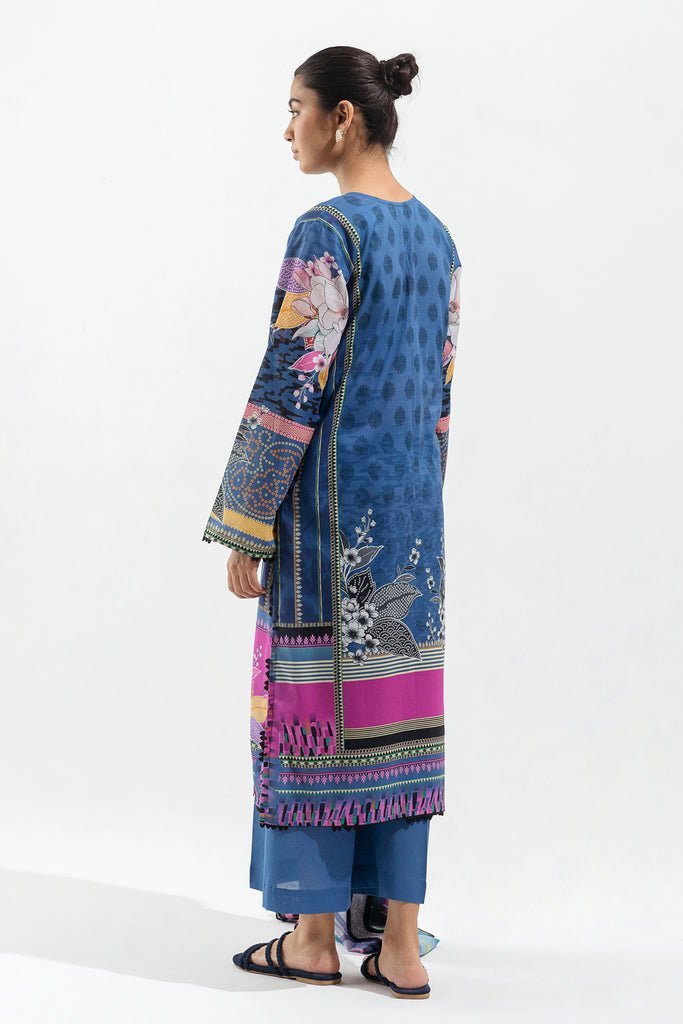 Beechtree 3Pc Printed Lawn Suit (BT5S23U105)