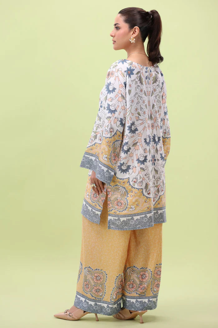 Mohagni 2Pc Printed Silk Lawn Suit CRP-15 gulbuy.com