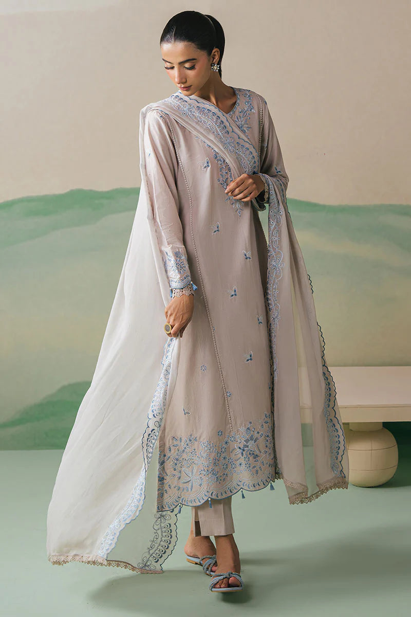 Cross Stitch 3Pc Embroidered Lawn Suit DUSTY FROST gulbuy.com