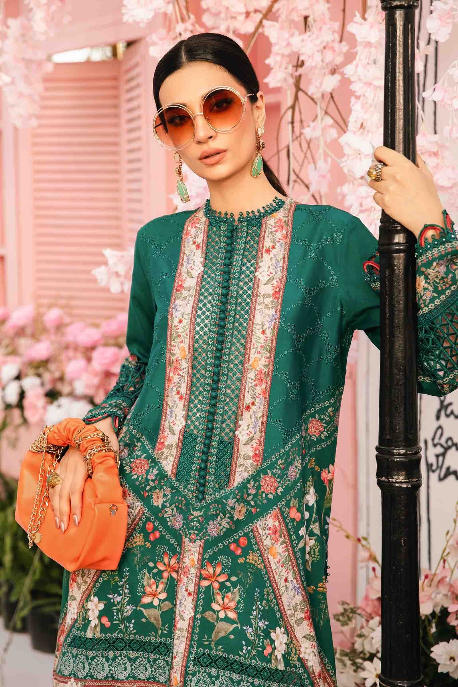 Maria B 3Pc Embroidered Law Suit MPT-2610-A gulbuy.com