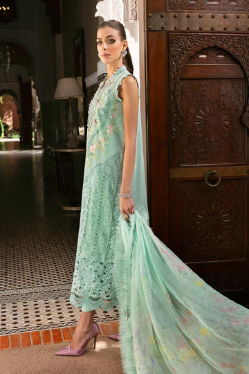 Maria B 3Pc Embroidered Lawn Suit D-2514-A gulbuy.com