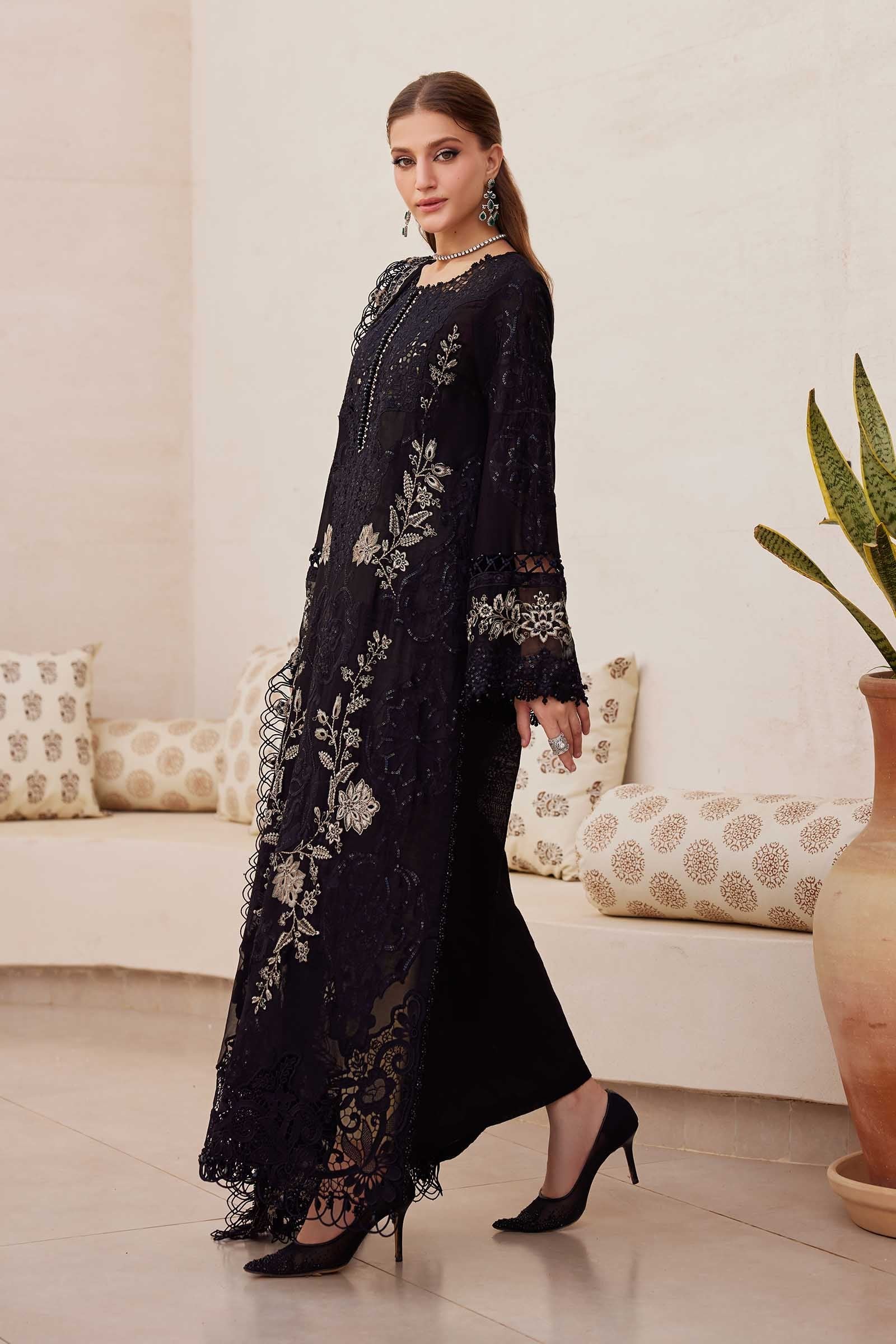 Maria b Stitched 3Pc Embroidered Lawn Suit EID LAWN-25-03 gulbuy.com
