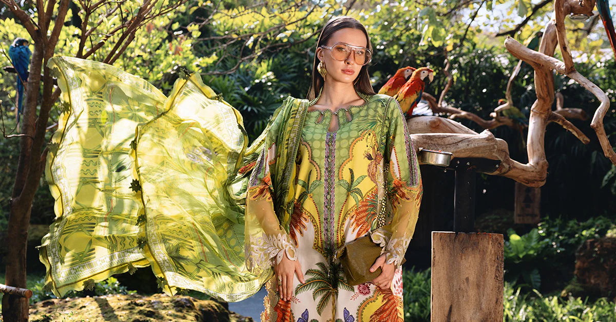Maria B 3Pc Embroidered Lawn Suit MPT-2905-B