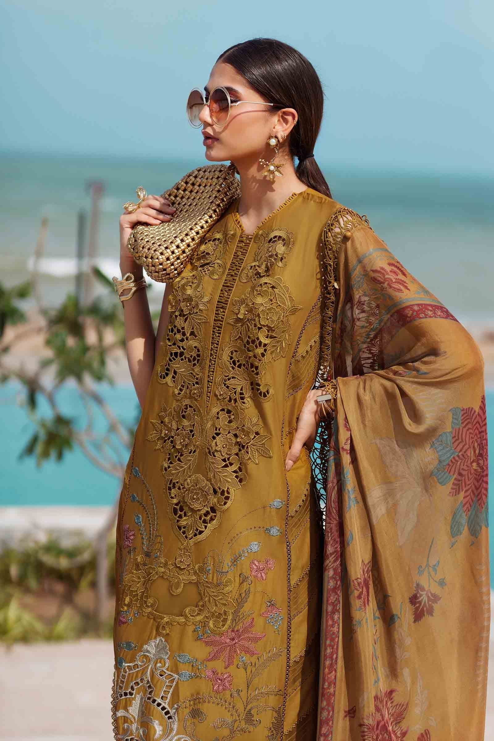 Maria B 3Pc Embroidered Lawn Suit EID LAWN-25-06 gulbuy.com