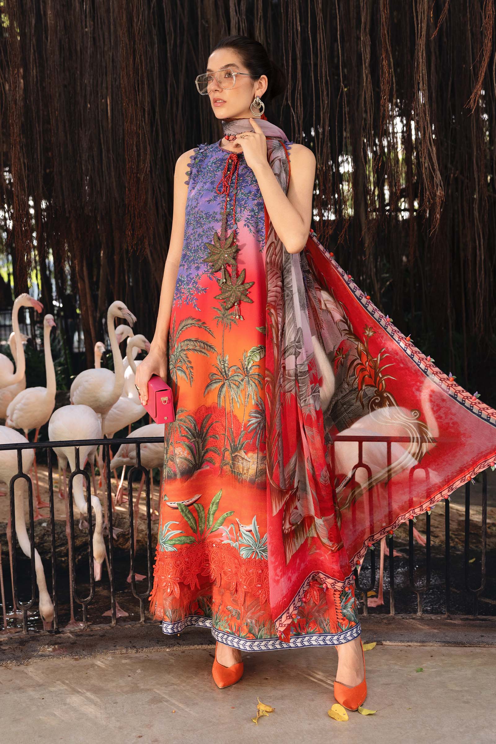 Maria B 3Pc Embroidered Lawn Suit MPT-2907-B