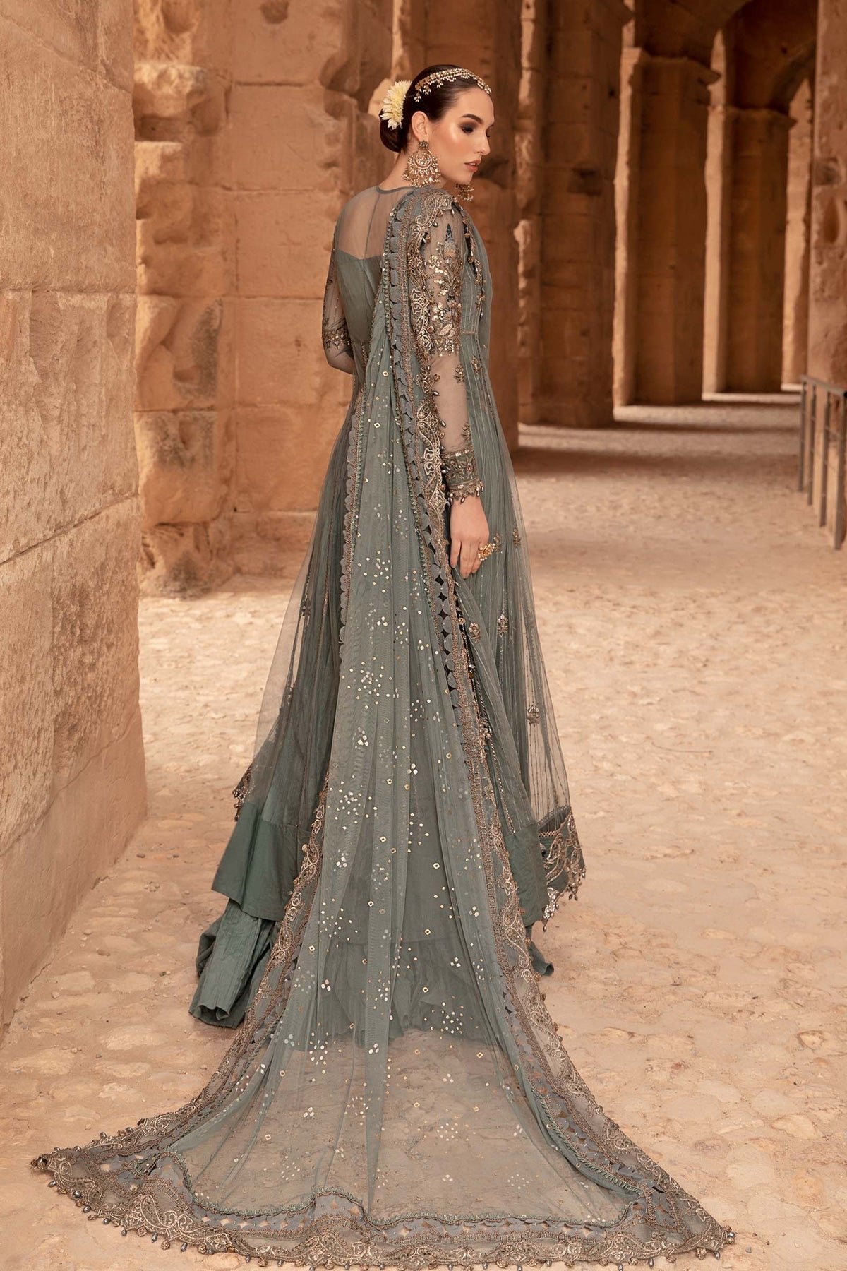 Maria B Eid Collection 4Pc Embroidered Lawn Suit (D-2403-A) gulbuy.com