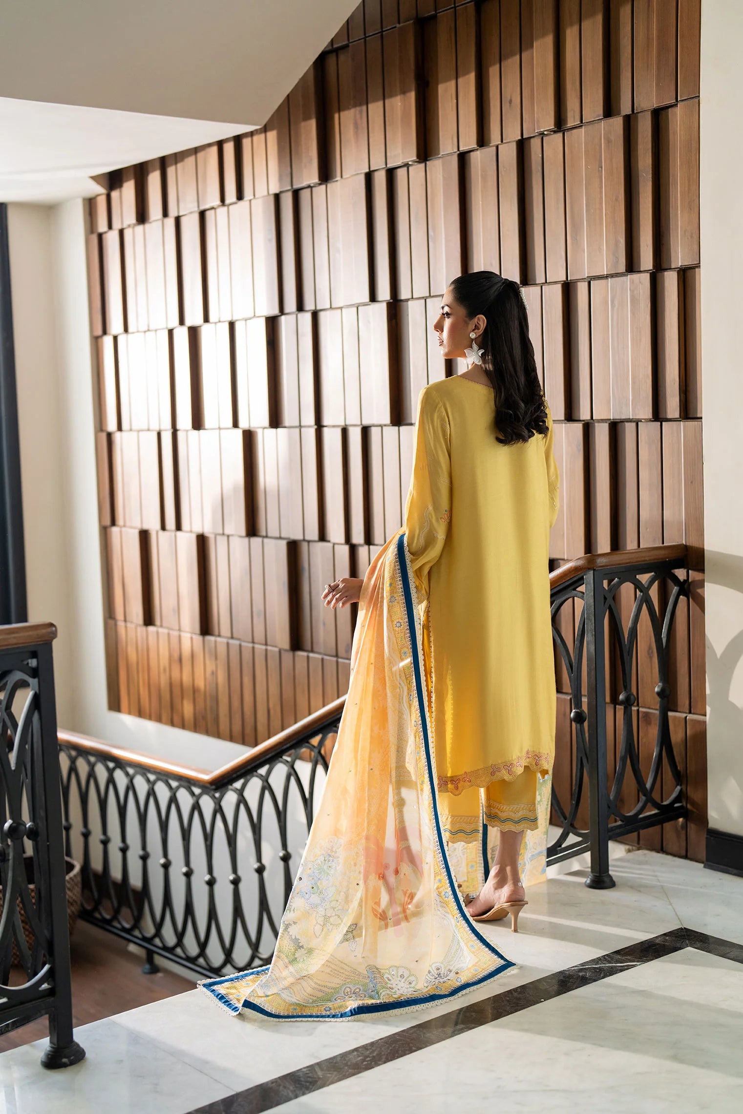 Dhanak 3Pc Embroidered Silk Suit SS25DL-0316 gulbuy.com