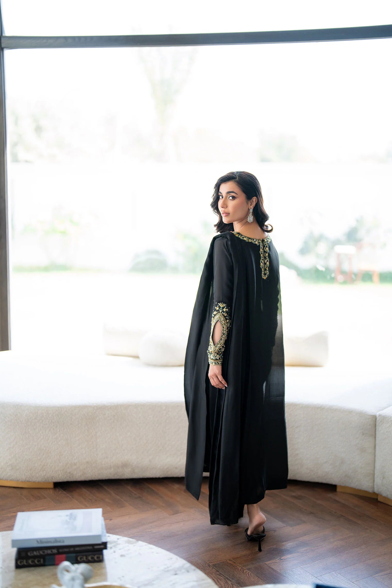 Dhanak 3Pc Embroidered Silk Suit SS25DL-0323 gulbuy.com