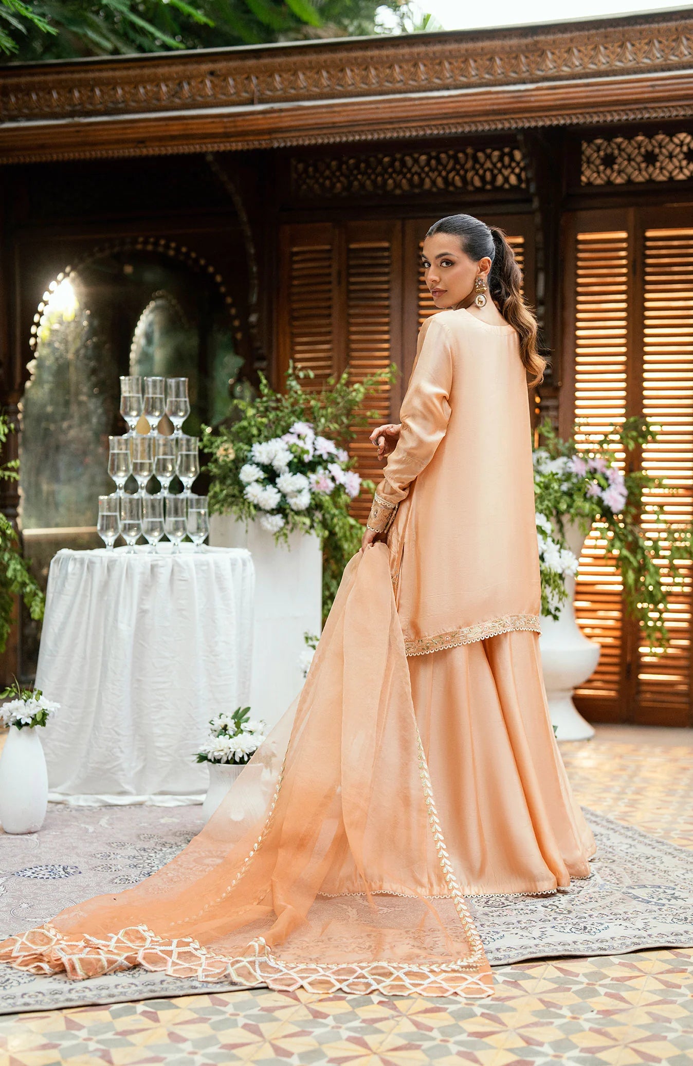 Dhanak 3Pc Embroidered Silk Suit SS25DL-0330 gulbuy.com