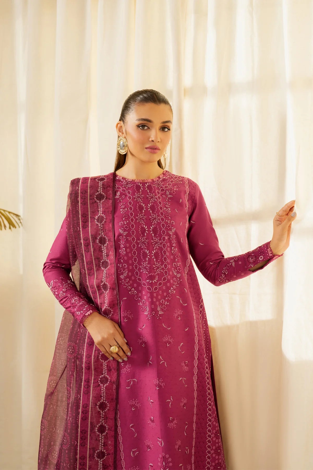 Xenia 3Pc Embroidered Lawn Suit KUNAR
