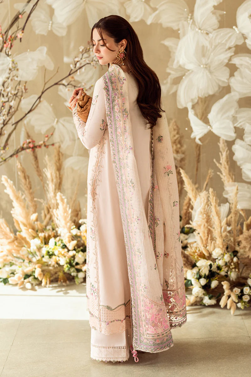 Qalamkar 3Pc Embroidered Lawn Suit FK-12 LILY gulbuy.com