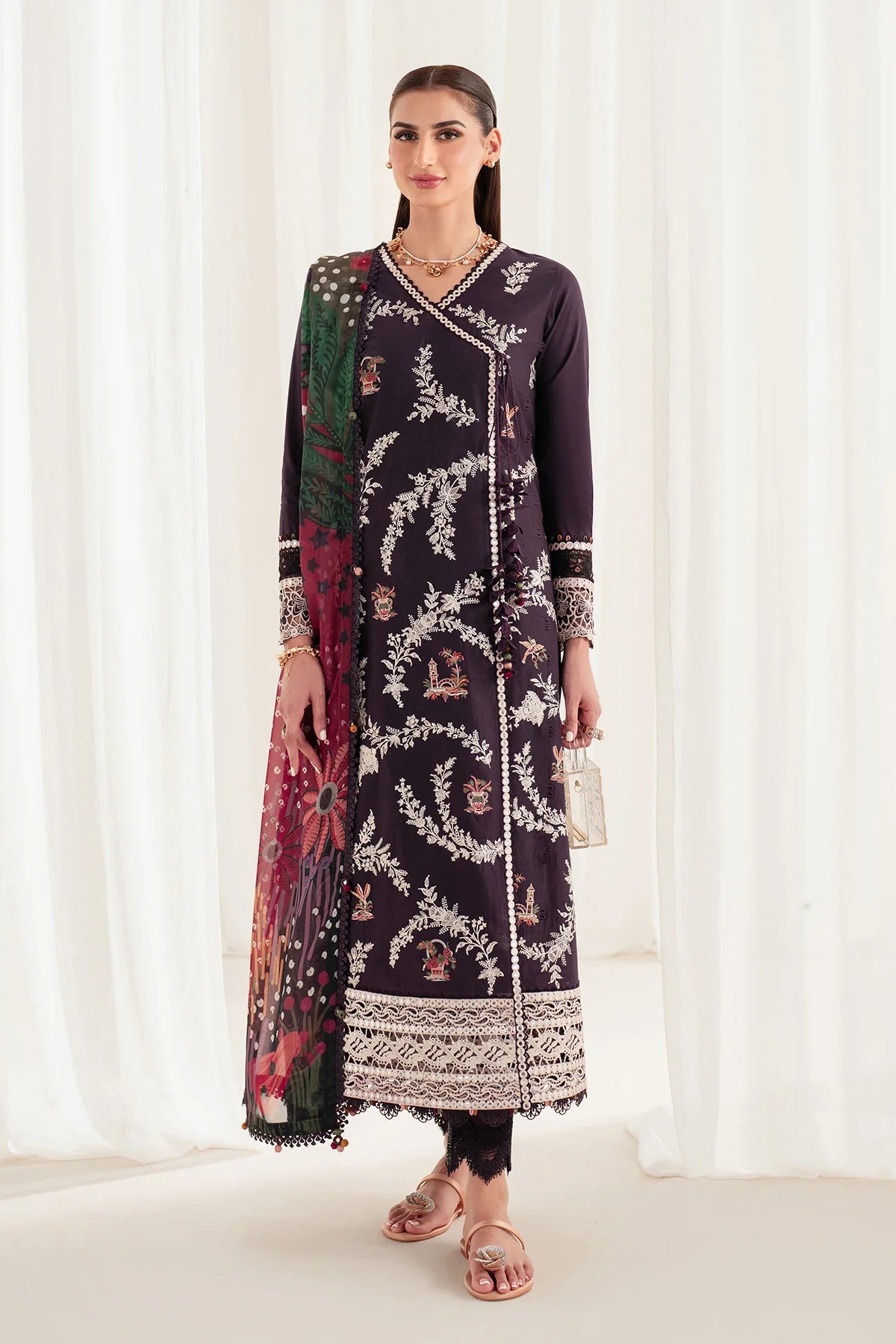 Jazmin 3Pc Embroidered Lawn Suit USE-9326