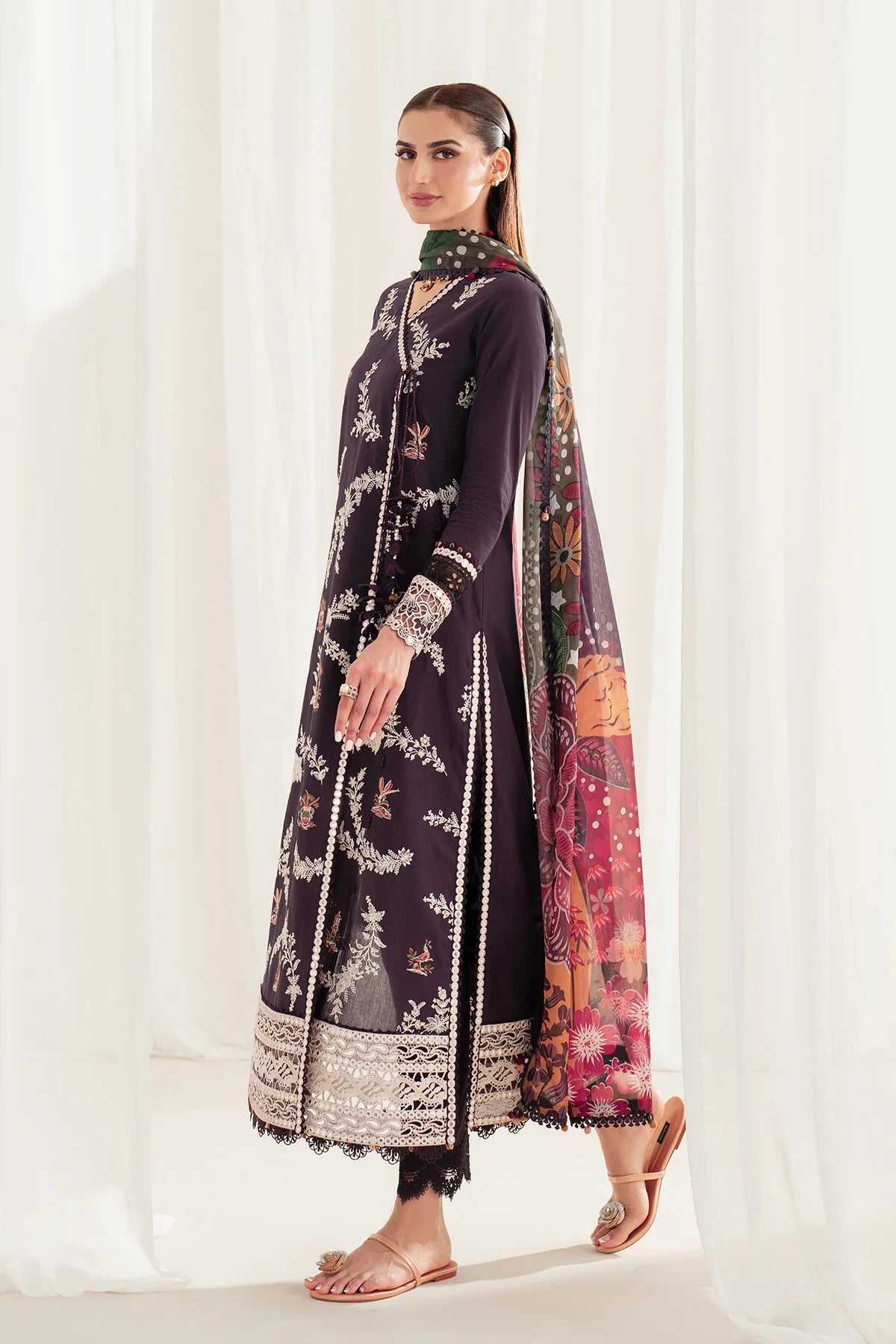 Jazmin 3Pc Embroidered Lawn Suit USE-9326