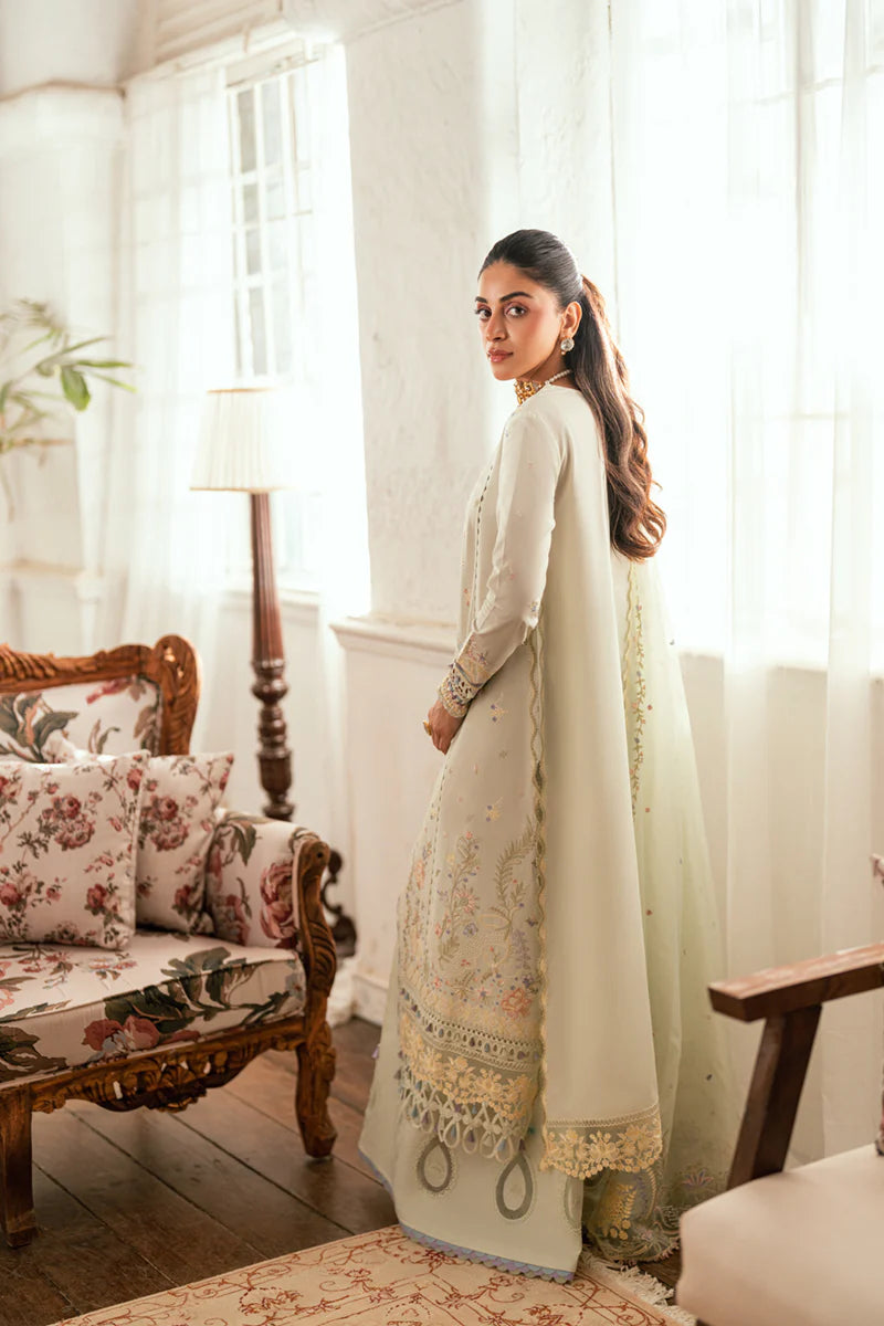 Qalamkar 3Pc Embroidered Lawn Suit SB-08 Rimsha gulbuy.com