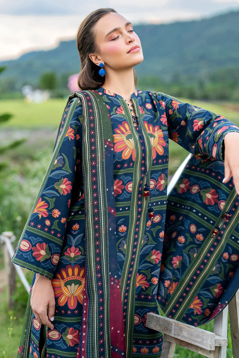 Jazmin 3Pc Printed Lawn Suit USE-9234 gulbuy.com