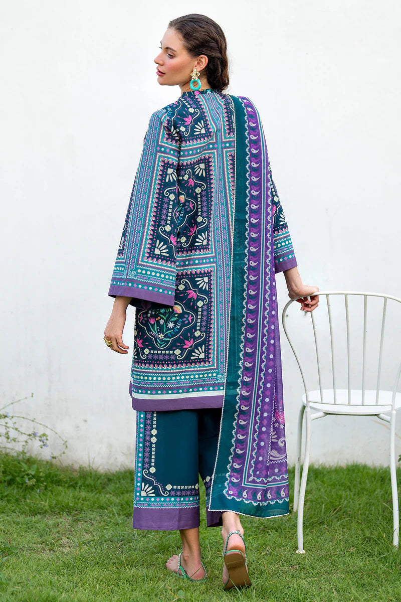 Jazmin 3Pc Printed Lawn Suit USE-9235 gulbuy.com