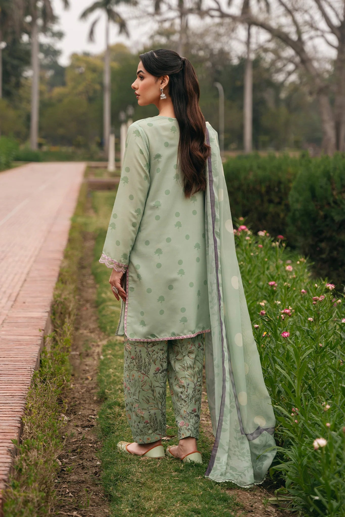 Mannat 3Pc Digital Printed Raw Silk Suit Leya gulbuy.com