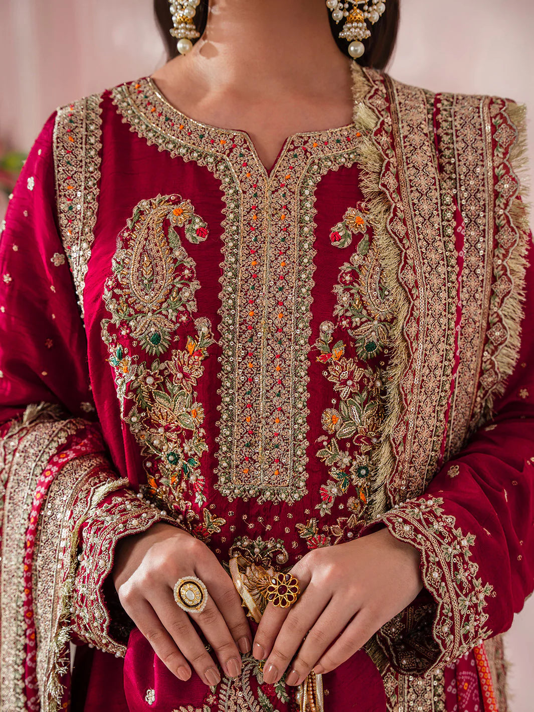 Faiza Faisal 3Pc Embroidered Organza Suit Kaira gulbuy.com