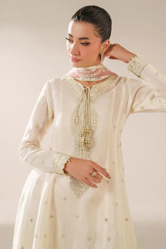 Jazmin 3Pc Embroidered Raw Silk Suit UR-7059 gulbuy.com