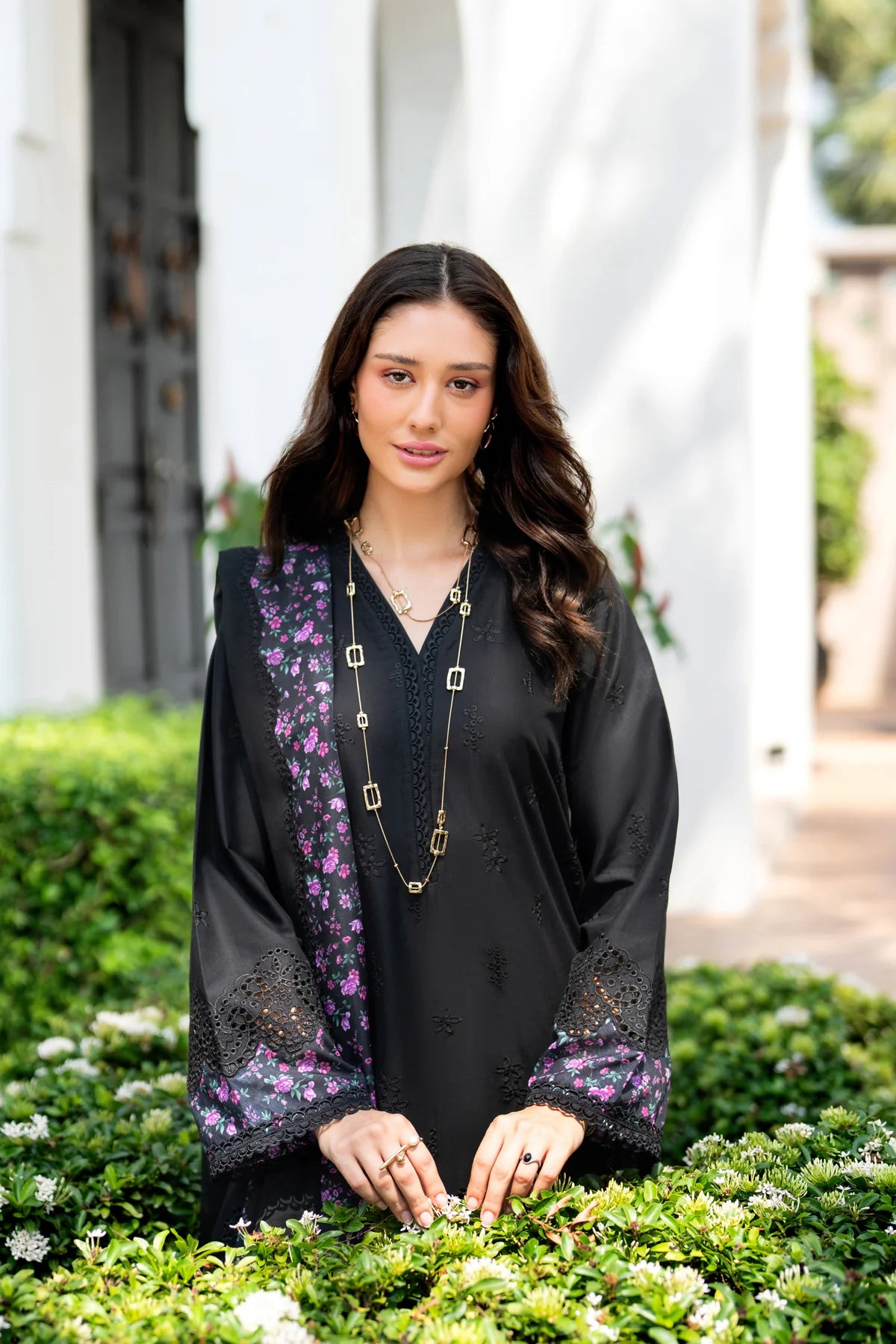 Xenia 3Pc Embroidered Lawn Suit VENICE gulbuy.com